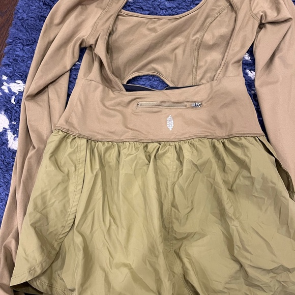 Free People Movement Skortsie Olive Green Size Medium - Picture 2 of 2